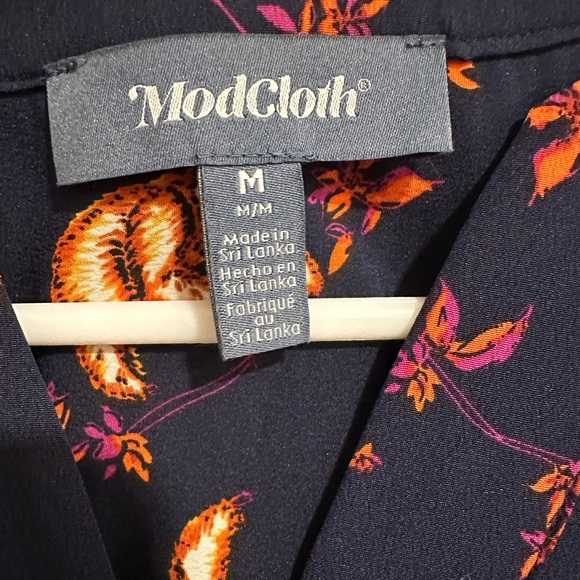 ModCloth sloth button blouse - Picture 2 of 6